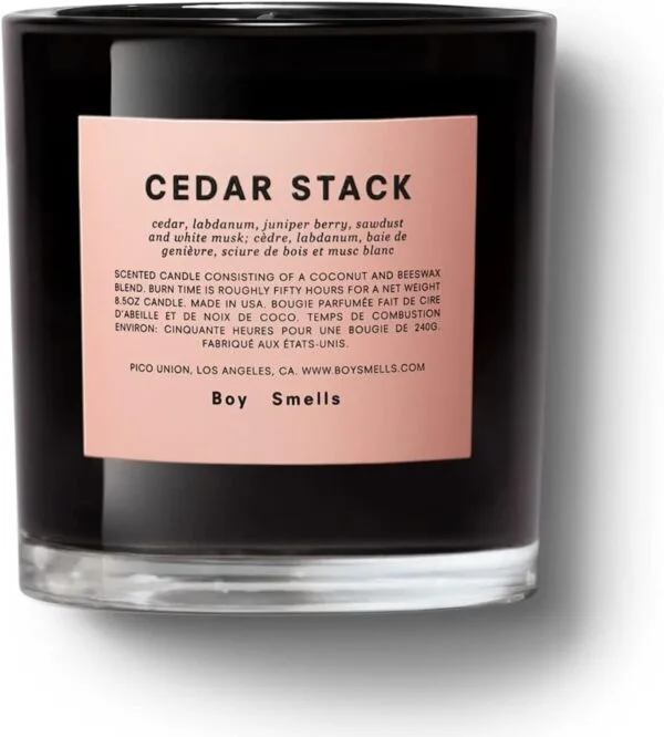 Cedar Stack candle by Boy Smells