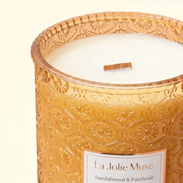 LA JOLIE MUSE Sandalwood & Patchouli Candle - Image 2