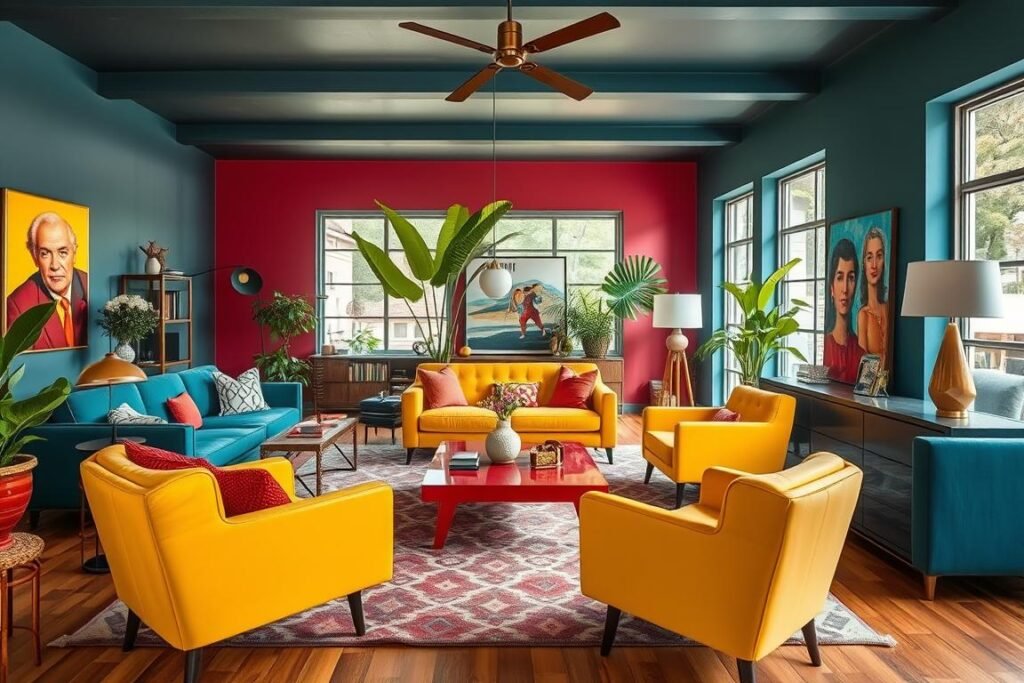 bold color furniture