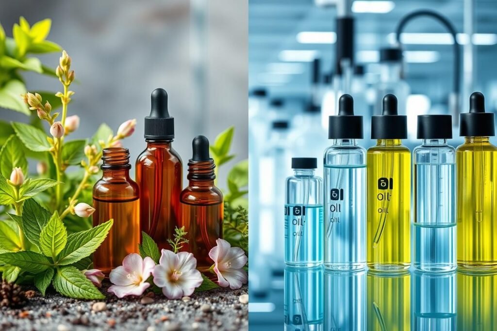 natural oils and synthetic oils