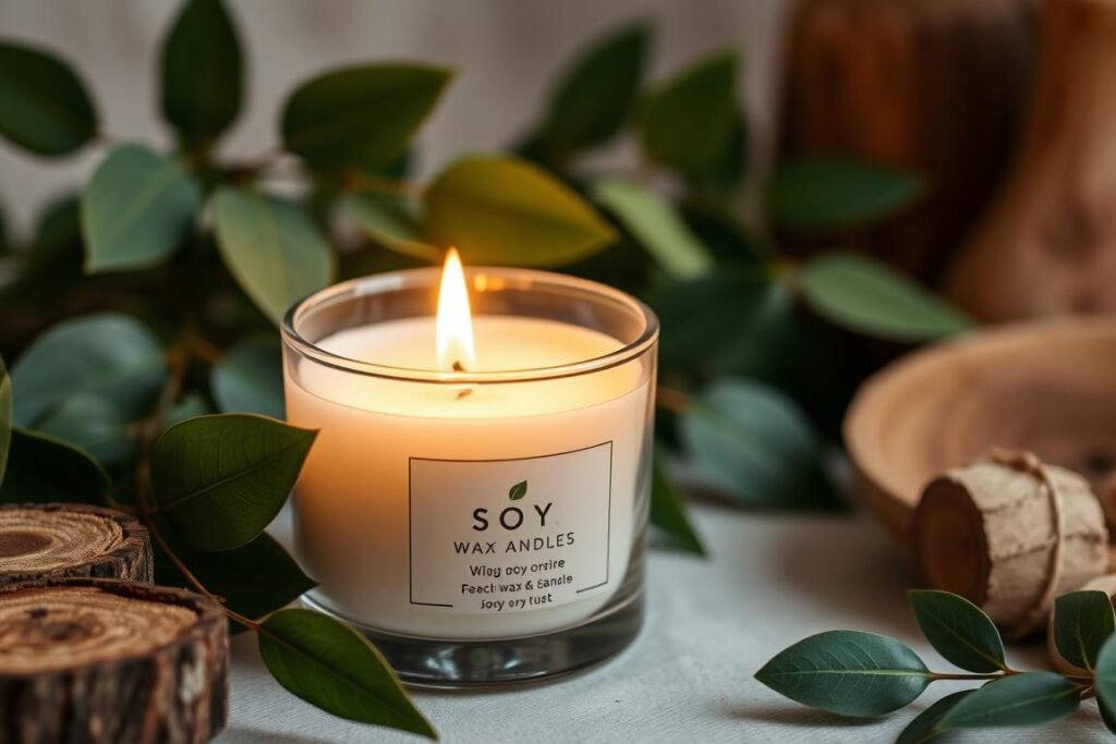 Soy wax candle