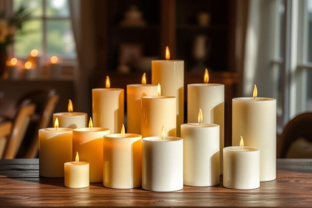 paraffin wax candles